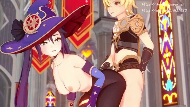 Mona ~ Мона - Rule34 \ Porn Genshin Impact [18+]