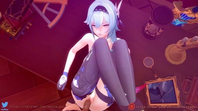 Eula ~ Эола - Rule34 \ Porn Genshin Impact [18+]