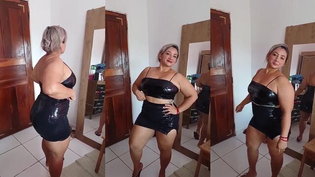 A Brazilian crown is very horny, fucking and rolling on the cock with great pleasure