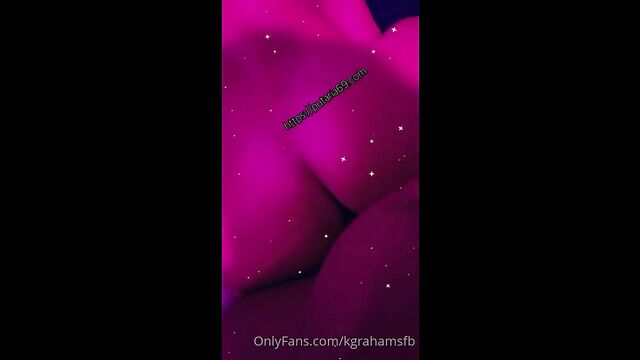 Busty amateur Kristen Graham masturbates on her webcam show