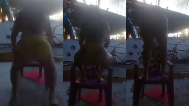 Hot MILF Dinha Maluquinha shows her big ass on YouTube