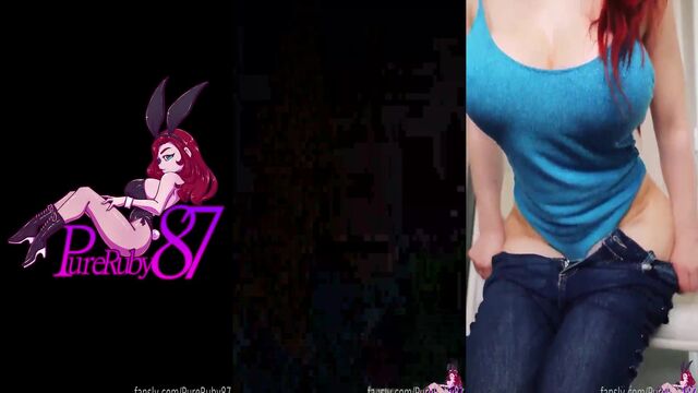 Ginger big tits beauty in intense action