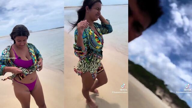 Short bikini dance with a gostosa twist on TikTok