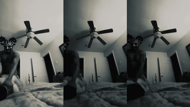 Masked emo dude gets thick azzz of yellow bone smashed