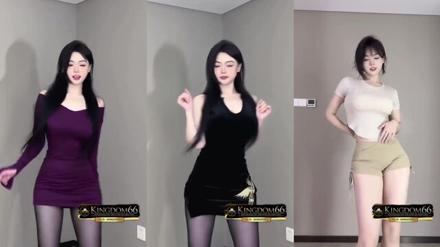 Sexy Chinese teen twerks and shakes her ass with a hot dance