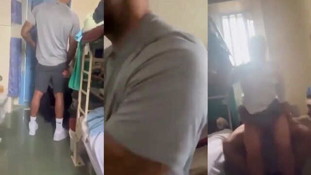 Hot white MILF gets fucked by BBC in jail by a guard