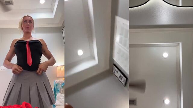 Madison Skyy gets her pussy railed on the table