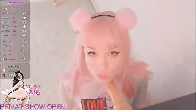 Kumamonchik gets fucked by a massive cock in this hot VOD