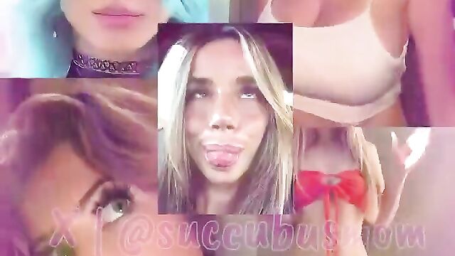 Hot gooner babe gets her brains rotted by a thick cock in this steamy edit