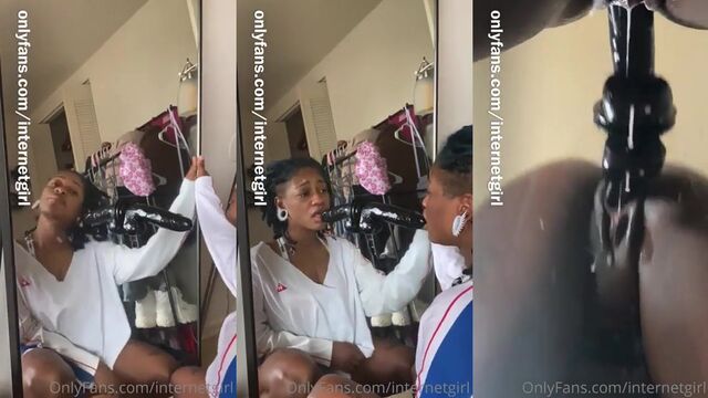 An ebony head gives a sloppy blowjob using her sweet mouth in this steamy scene