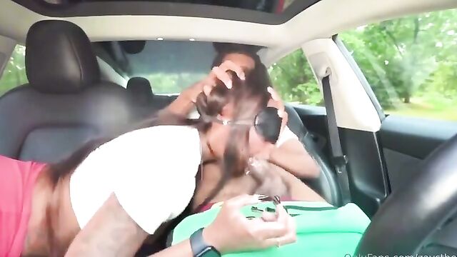 Blackman cock fucks a sweet white pussy