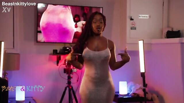 African beauty with small boobs gets fucked hard by her neighbor
