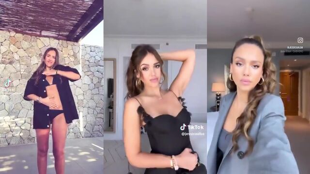 Jessica Alba finger fucked by celebrity in POV style