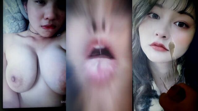 A tribute to all the Asian pornstars who love to receive facials