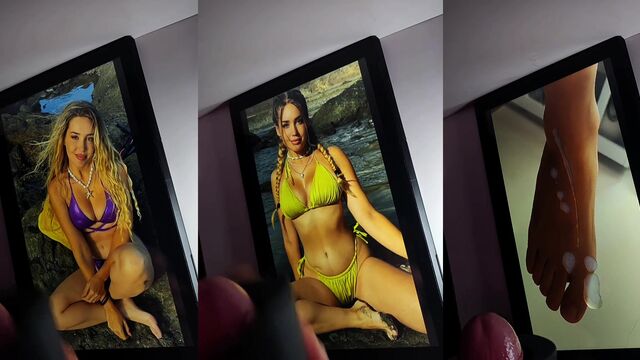 I Masturbate and Cum while watching @llunaclark have sex