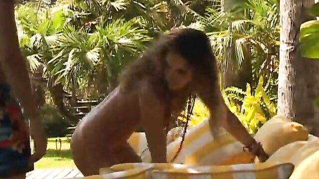 Making of sensual magazine with Brazilian models and actresses