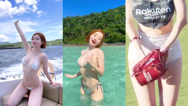 Korean K-pop fancam with an Asian sexy twist and a splash of soda