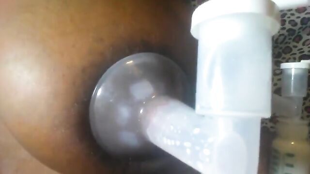 I have huge milkers and my boyfriend loves to play with them