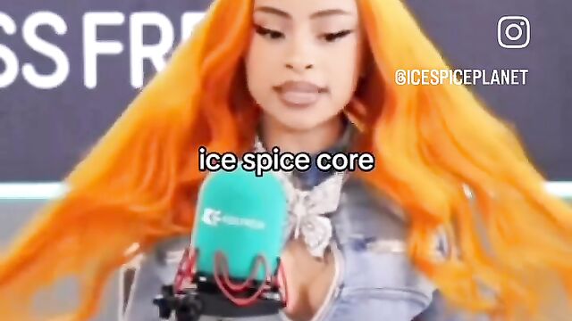 A tribute to Ice Spice in a intense, pulsating scene