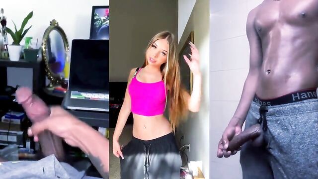 Young Goon Bagged a Big Black Cock in Splitscreen PMV