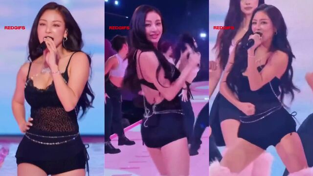 Jihyo from Twice shows her sexy body to the lucky cameraman