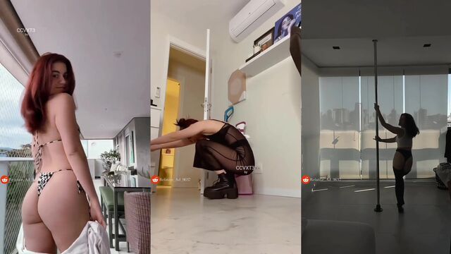 A sexy samba school girl is getting fucked in Brasil