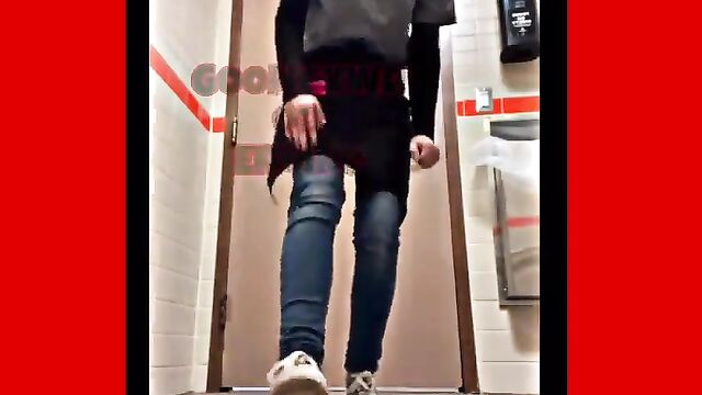A man masturbates in the restaurant where he works and gets caught