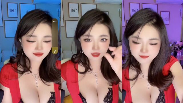 Hot Chinese ABG gets her big boobs pounded hard in TikTok vid