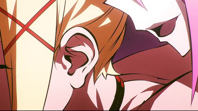 The Goddess Aqua gets her ass worshiped in this hot hentai scene!