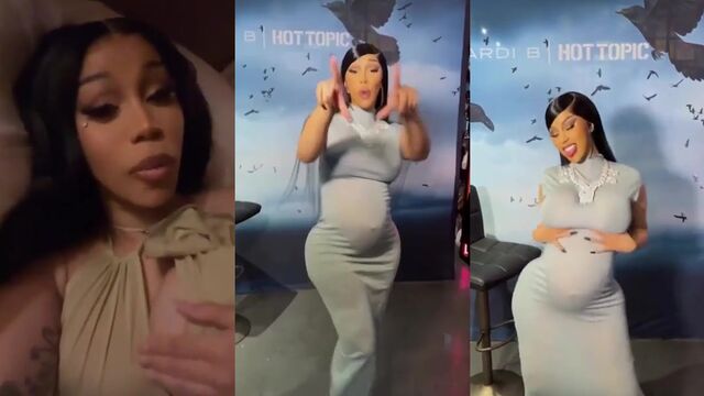 Cardi B gets fucked by a bunch of dudes in this parody video