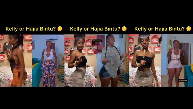 Juicy bubble butt ass clapping with thick split screen action