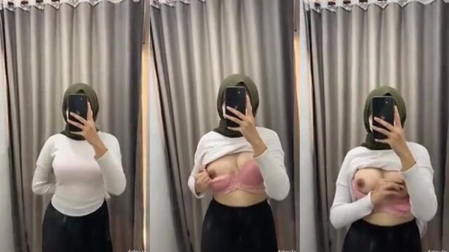 Tudong babe gets her pussy fucked hard in hijab style