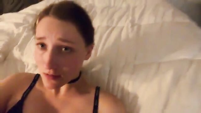 Real couple has an amateur homemade session of passionate fucking