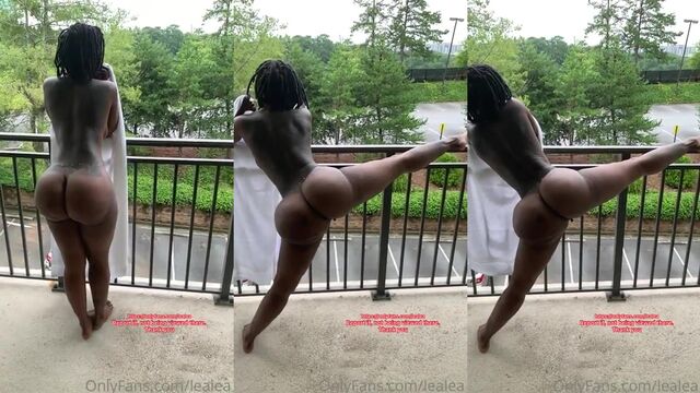 Big booty ebony beauty shows off her ass and rides a big black cock