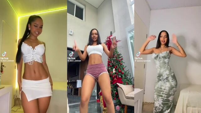 This sexy Latina chick is twerking her ass on TikTok and it’s fire!
