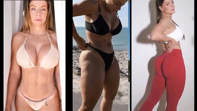 Musclemommy Mia Sand does the fap challenge for her fans