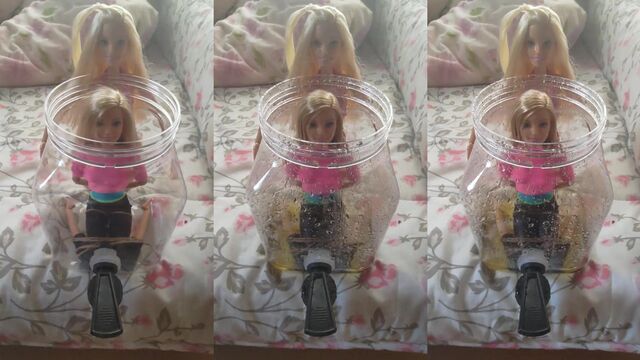 The best sex with a doll, Barbie fucks like a professional