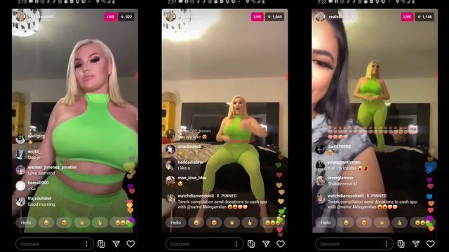 IG model showcases her juicy booty in steamy action