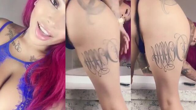 Creampie on big titties, a popular OnlyFans theme