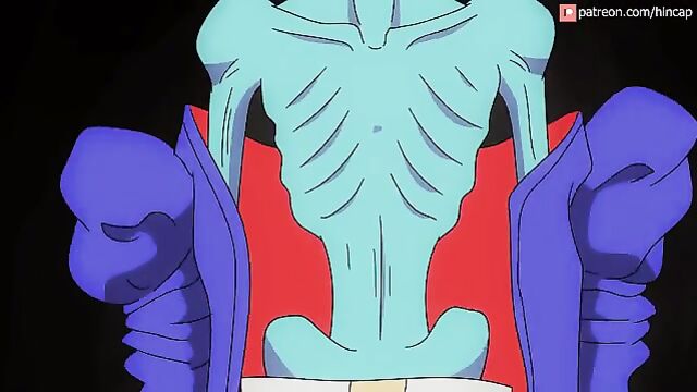 Bulma and Videl get raptured by a powerful being