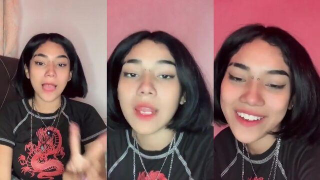 The slutty Latina gets her throat full of cock in this hot video