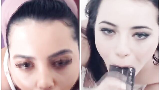 Baddiegifs presents a thrilling Big VS Small competition