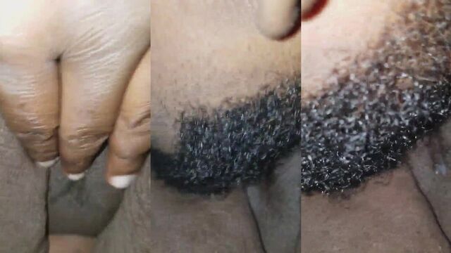 Ebony beauty gets her pussy eaten by an amateur dude