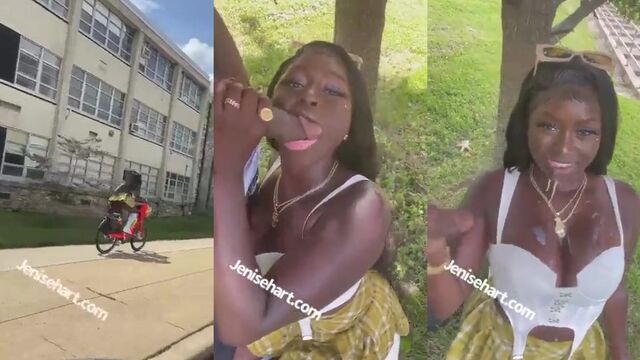A man gave a head and deep throat lesson to his girlfriend