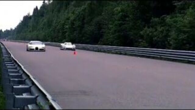 Bugatti Veyron vs Koenigsegg CCXR vs Porsche 911 GT3 RS vs Nissan Skyline GTR R34