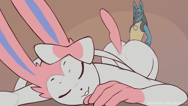 Sylveon + Lucario! (by Chelodoy) HD1080p