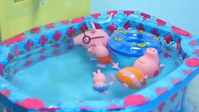 Свинка Пеппа БАССЕЙН для ПЕППЫ И ДЖОРДЖА Мультфильм для детей Peppa Pig